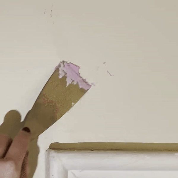 Apply the spackle